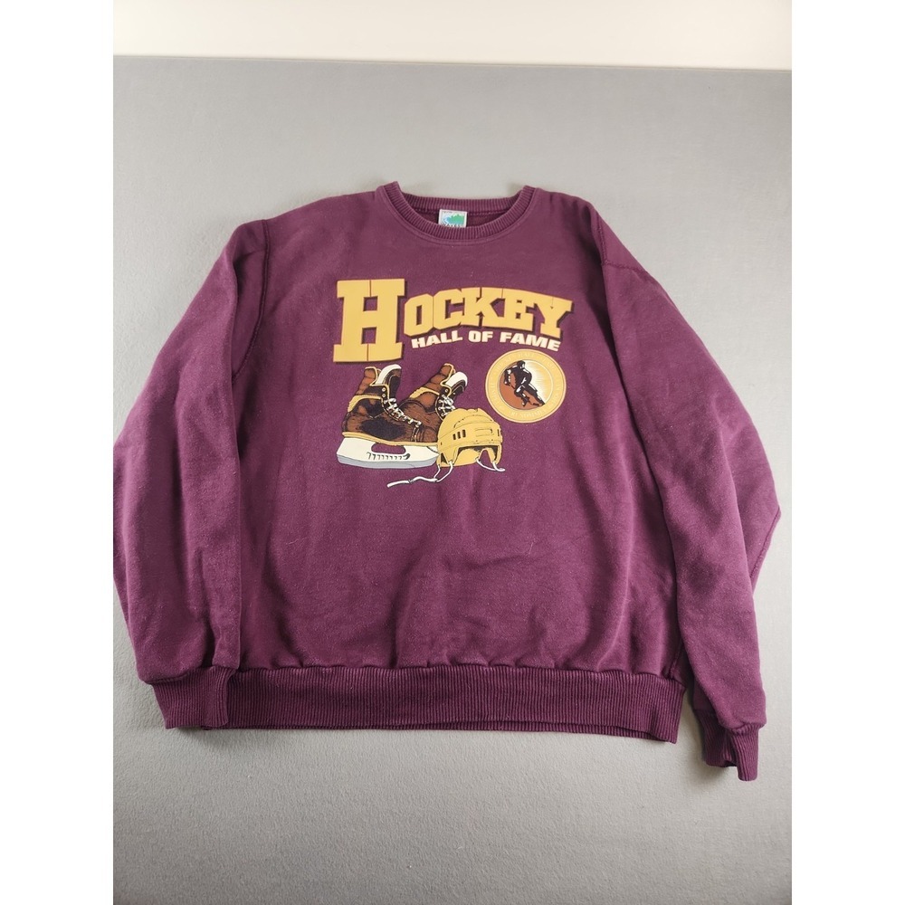 Vintage 1990's Hockey Hall Of Fame Crewneck Sweatshirt Sz XL